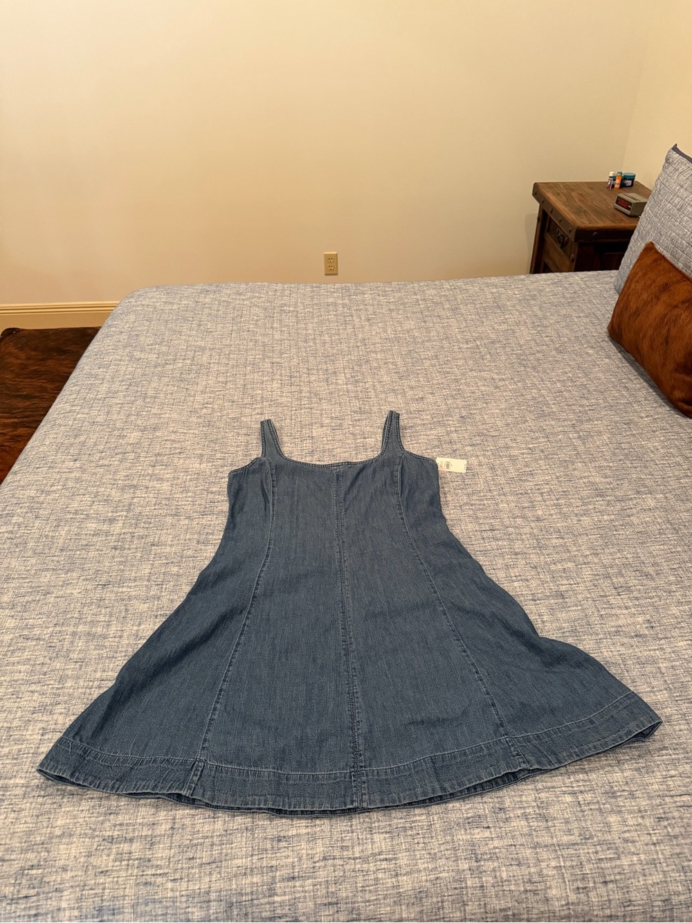 GAP Denim Mini Tank Dress - Blue